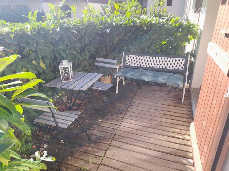 Rez De Jardin / Pieds Des Pistes Bernex Exterior foto
