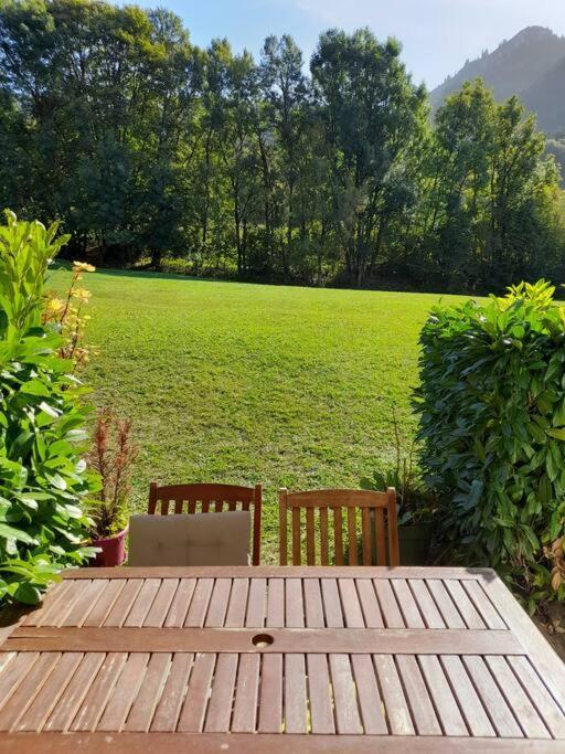 Rez De Jardin / Pieds Des Pistes Bernex Exterior foto