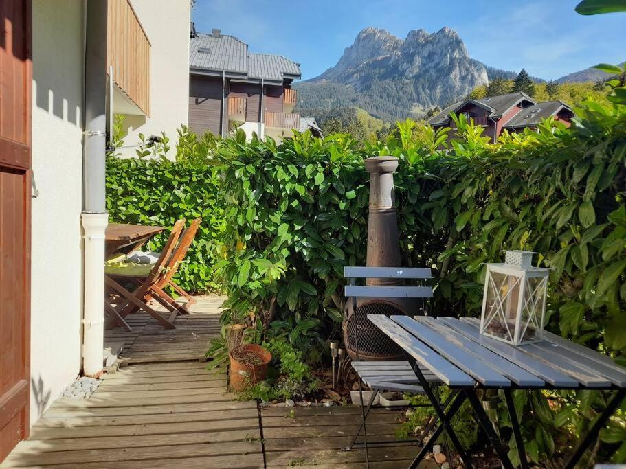 Rez De Jardin / Pieds Des Pistes Bernex Exterior foto